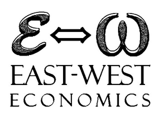 E W EAST-WEST ECONOMICS logo