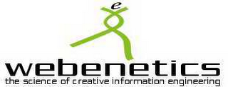 E WEBENETICS THE SCIENCE OF CREATIVE INFORMATION ENGINEERING logo
