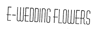 E-WEDDING FLOWERS logo