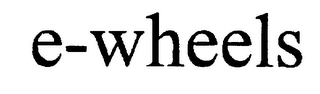 E-WHEELS logo