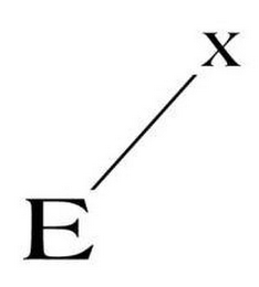 E X logo