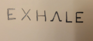 E X H A L E logo