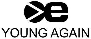E YOUNG AGAIN logo