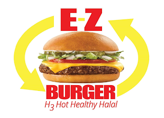 E-Z BURGER H3 HOT HEALTHY HALAL logo