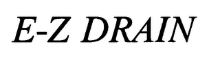 E-Z DRAIN logo