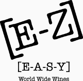 E-Z E-A-S-Y WORLD WIDE WINES logo