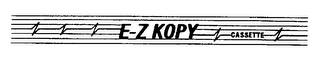 E-Z KOPY CASSETTE logo