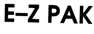 E-Z PAK