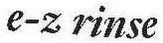 E-Z RINSE logo