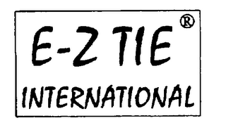 E-Z TIE INTERNATIONAL logo