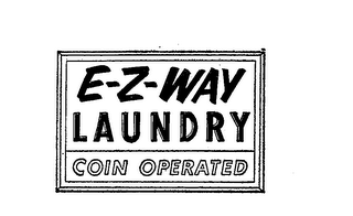 E-Z-WAY LAUNDRY COIN OPERATED logo