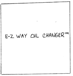 E-Z WAY OIL CHANGER logo