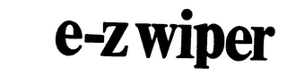 E-Z WIPER logo