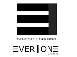 E1 EVER-ENDURING. EVERLASTING. EVER | ONE FITNESS logo