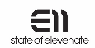E11 STATE OF ELEVENATE logo
