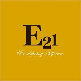 E21 RE-DEFINING SELF-CARE logo