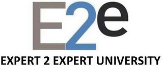 E2E EXPERT 2 EXPERT UNIVERSITY logo