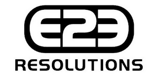 E2E RESOLUTIONS logo