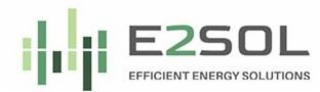 E2SOL EFFICIENT ENERGY SOLUTIONS logo