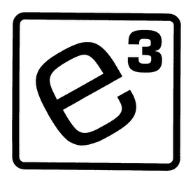 E3 logo