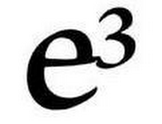 E3 logo