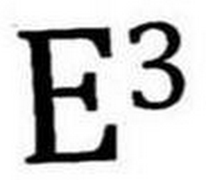 E3 logo