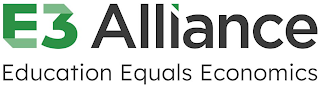 E3 ALLIANCE EDUCATION EQUALS ECONOMICS logo
