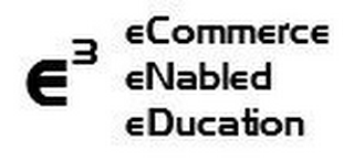 E3 ECOMMERCE ENABLED EDUCATION logo