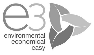 E3 ENVIRONMENTAL ECONOMICAL EASY logo