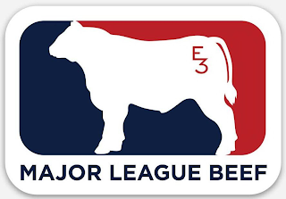 E3 MAJOR LEAGUE BEEF logo