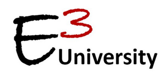 E3 UNIVERSITY logo