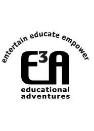 E3A ENTERTAIN EDUCATE EMPOWER EDUCATIONAL ADVENTURES logo