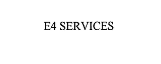 E4 SERVICES logo