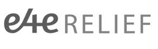 E4E RELIEF logo