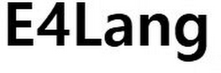 E4LANG logo