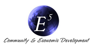 E5 COMMUNITY & ECONOMIC DEVELOPMENT logo