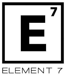 E7 ELEMENT 7 logo