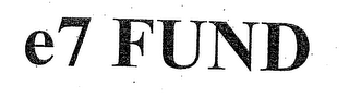 E7 FUND logo