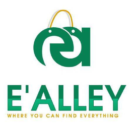 EA E'ALLEY WHERE YOU CAN FIND EVERYTHING logo