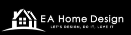 EA HOME DESIGN LET'S DESIGN, DO IT, LOVE IT logo