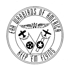 EAA WARBIRDS OF AMERICA KEEP 'EM FLYING logo