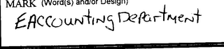 EACCOUNTING DEPATMENT logo