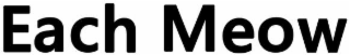 EACH MEOW logo