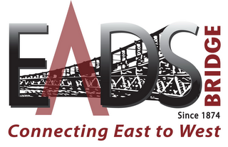 EADS BRIDGE SINCE 1874 CONNECTING EAST TO WEST logo