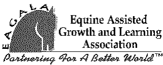 EAGALA EQUINE ASSISTED GROWTH AND LEARNING ASSOCIATION PARTNERING FOR A BETTER WORLD logo
