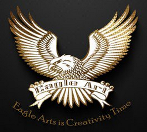 EAGLE ART EAGLE ARTS IS CREATIVITY TIME logo