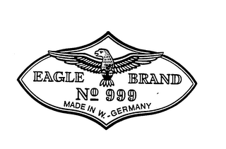 EAGLE BRAND NO 999 MADE IN W.-GERMANY logo