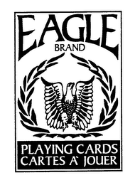 EAGLE BRAND PLAYING CARDS CARTES A JOUER logo