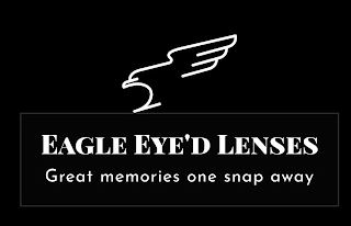 EAGLE EYE'D LENSES GREAT MEMORIES ONE SNAP AWAY logo