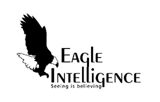EAGLE INTELLIGENCE SEEING IS BELIEVING logo